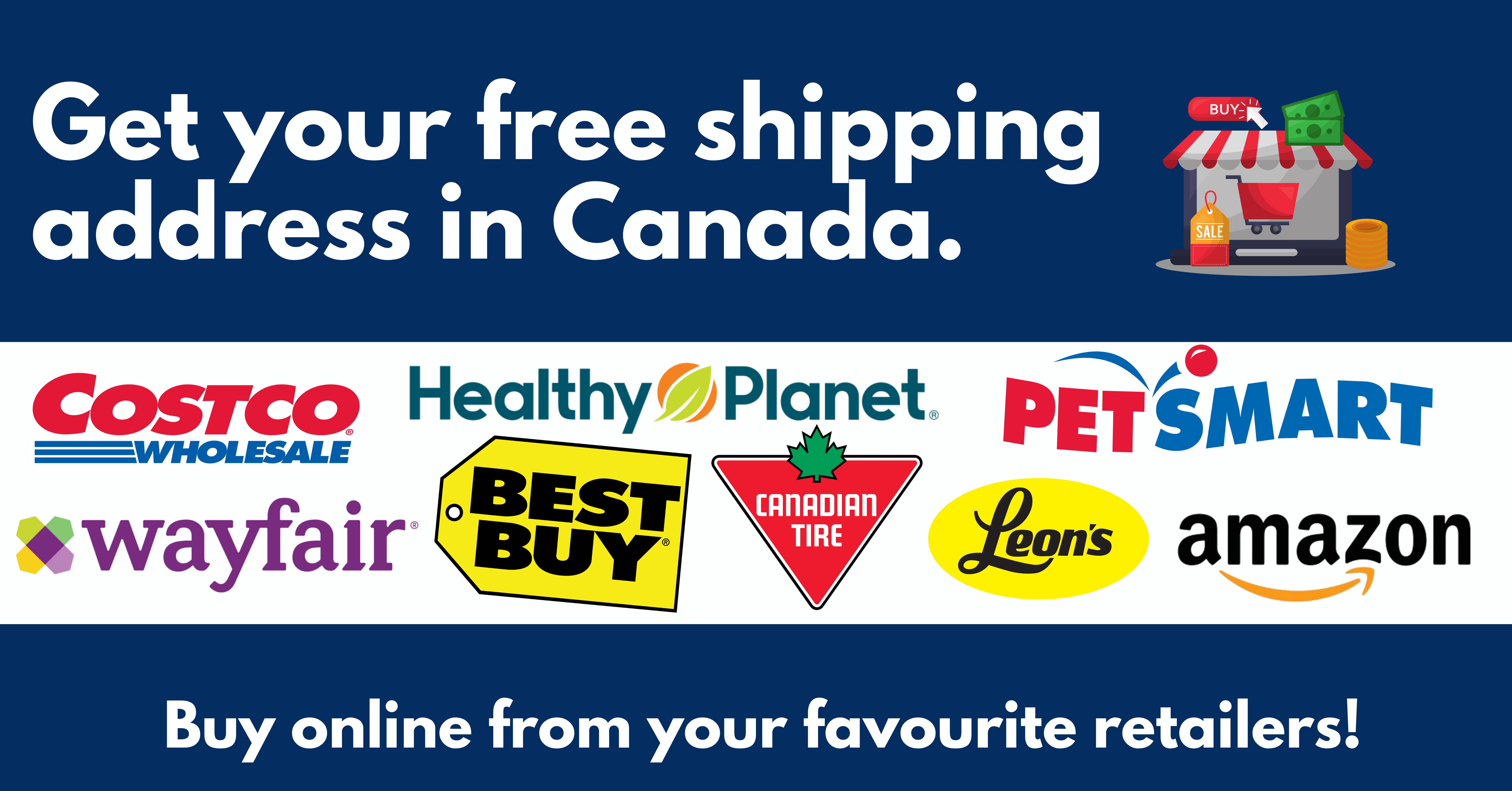 Get your free virtual Canadian address!